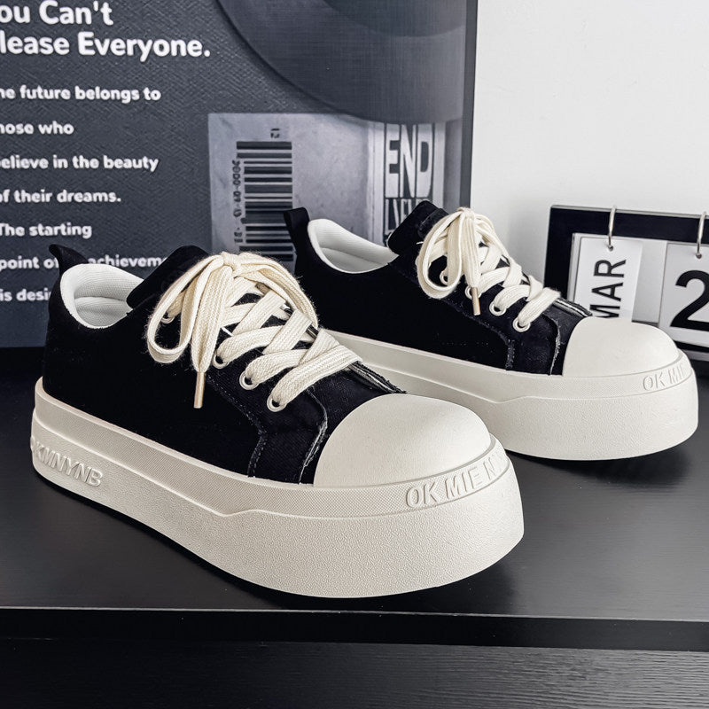 Men's Niche Skate Thick Sole Increased Fashionable Men's Casual Shoes