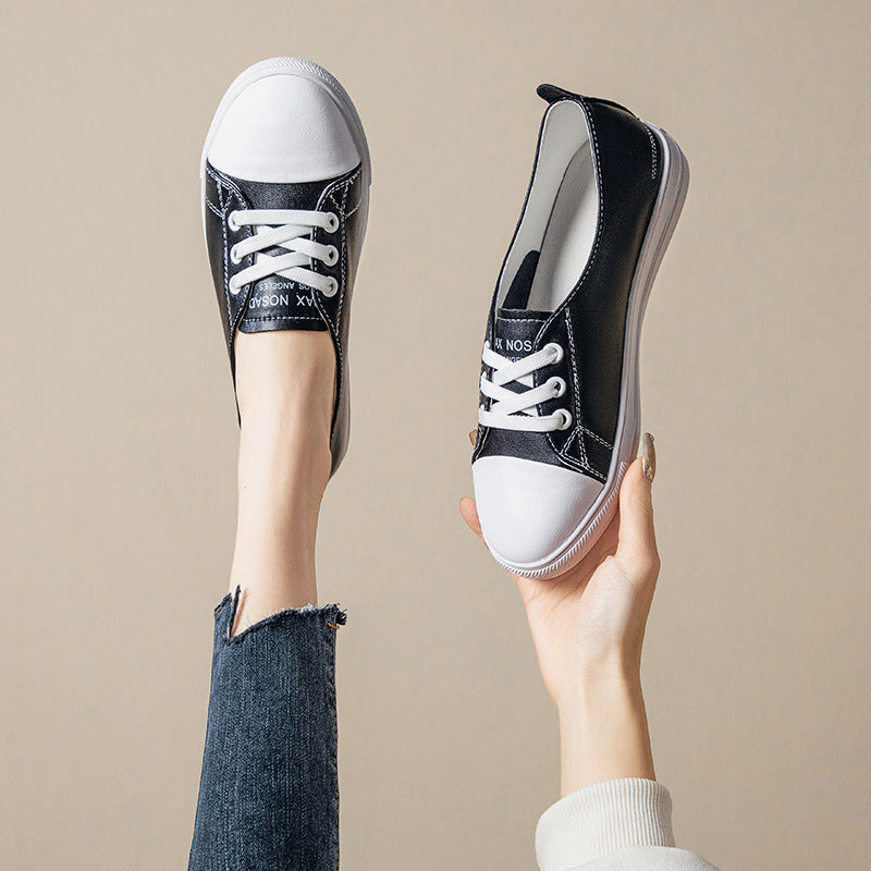 Women's Wear Spring Soft Bottom Wild Flat Slip-on Women's Sports Shoes