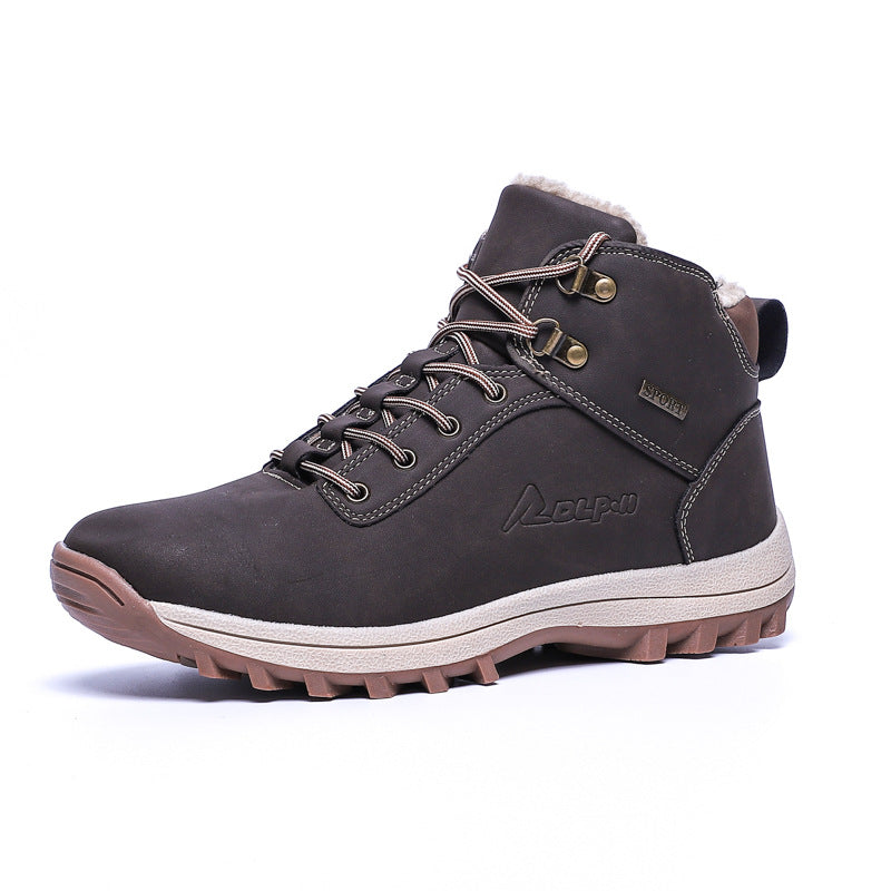 Women's & Men's Winter Fleece-lined Warm Plus Size Snow Boots