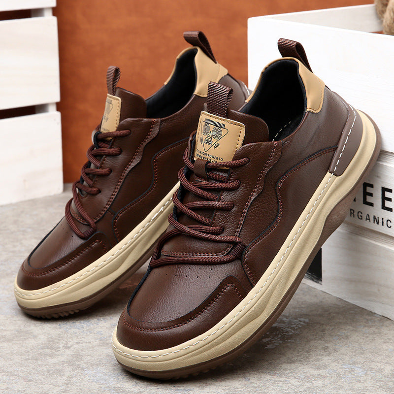 Men's Spring Extra Large White Versatile Breathable Men's Board Shoes