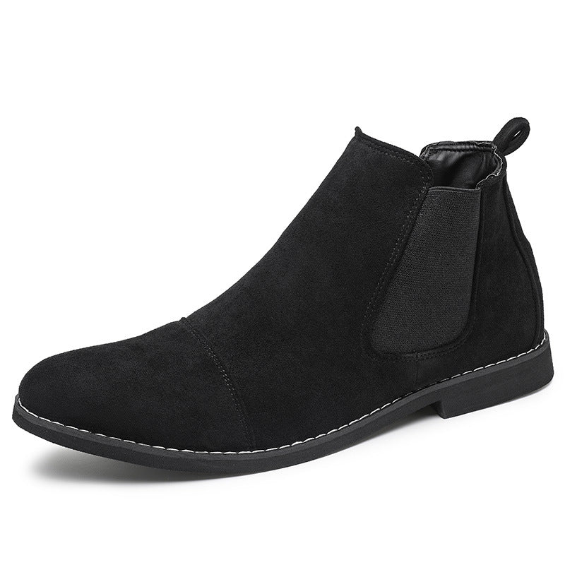 Trendy British Pointed Martin Plus Size Boots