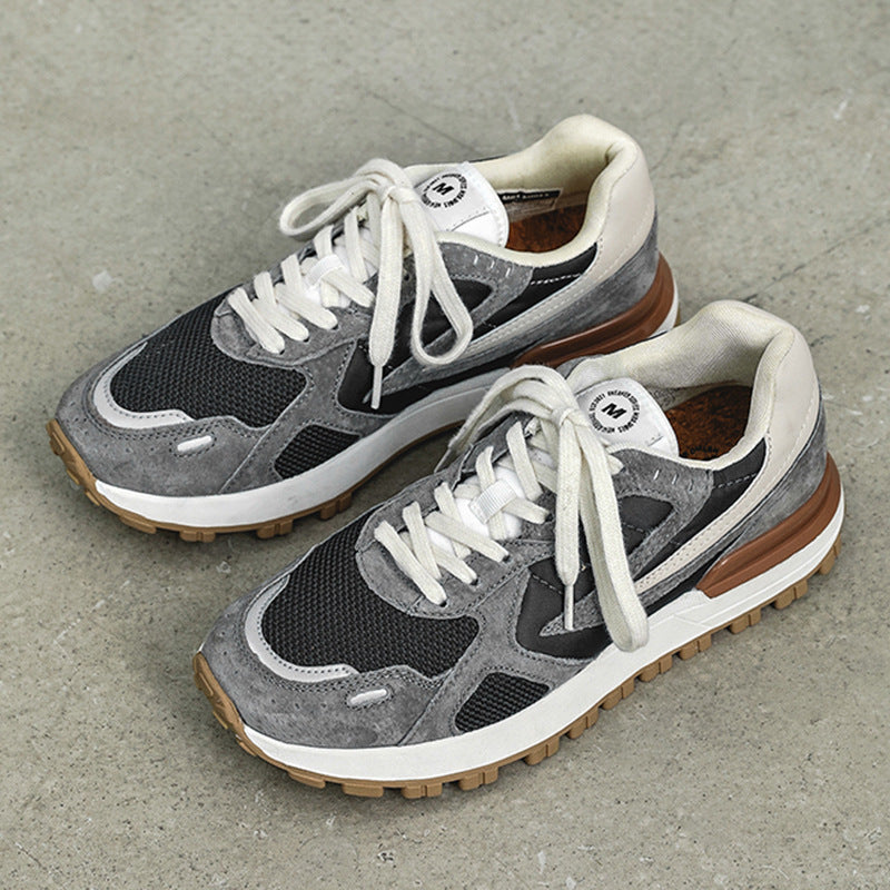 Men's Thick Bottom Retro Jogging Autumn Versatile Sneakers