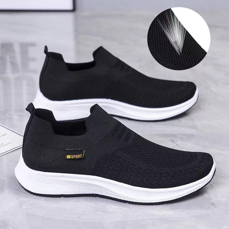 Men's Autumn Sports Trendy Fashionable Flying Woven Casual Shoes