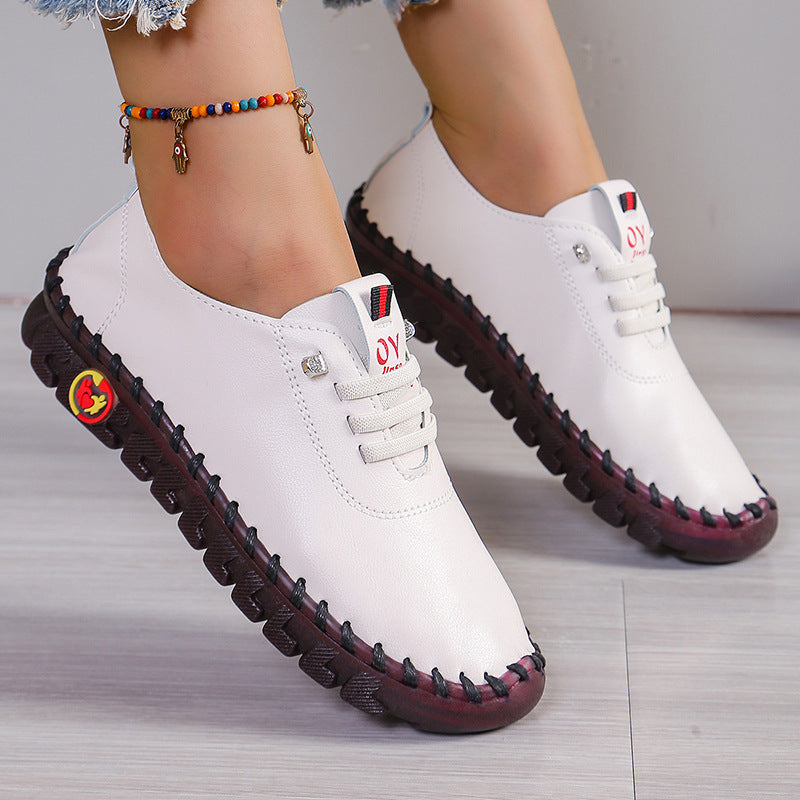 Women's Autumn Pumps Beef Tendon Soft Bottom Handmade Casual Shoes
