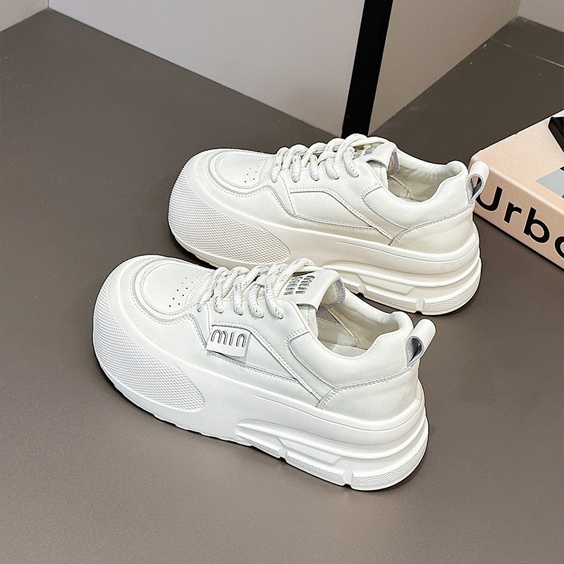 Women's Fashionable Spring Versatile Thick-soled Ugly Cute Casual Shoes