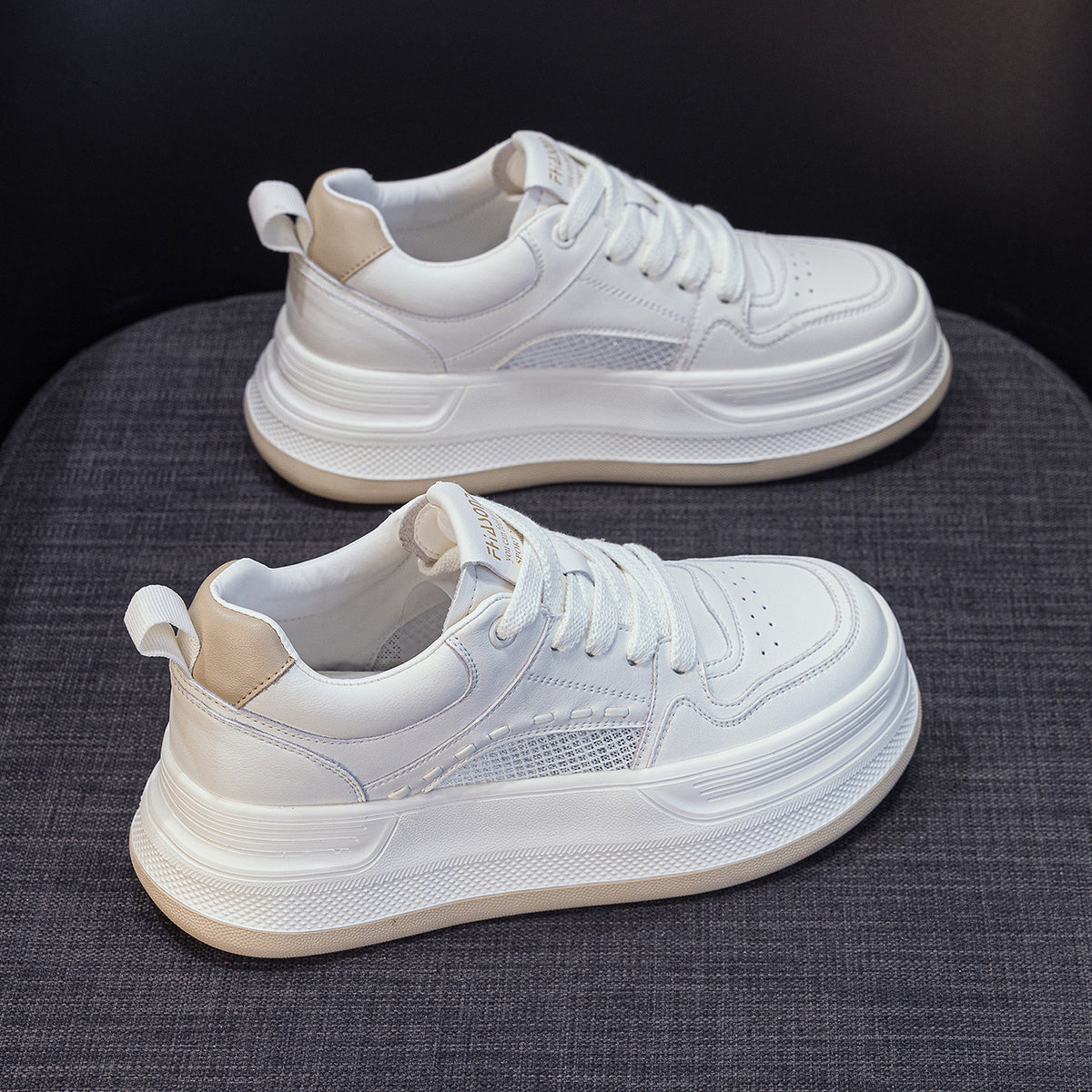 Autumn Soft Platform White Female Comfortable Women's Casual Shoes