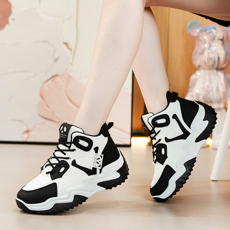 Women's Dad Korean Fashion Platform Sports For Casual Shoes