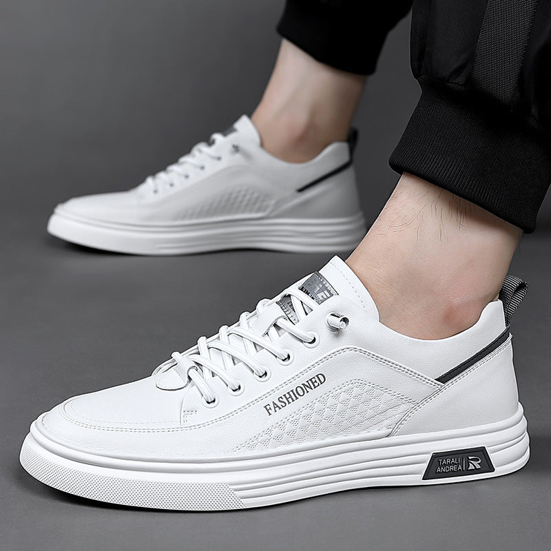 Men's Summer White Versatile Breathable Fashion Sports Sneakers