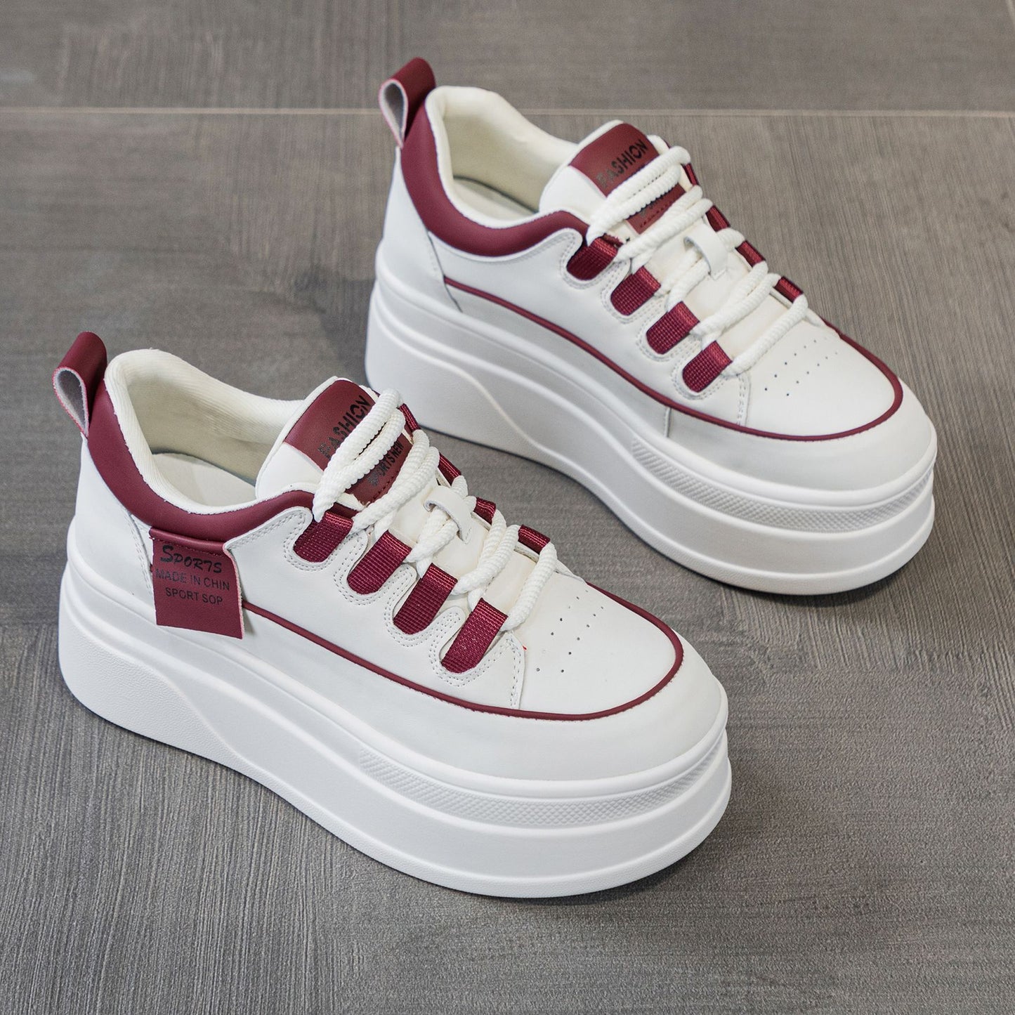 Women's Spring Inner Height Increasing Board Platform Casual Shoes