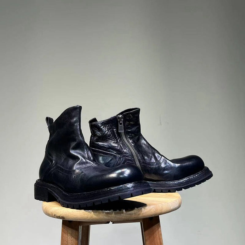 Men's Horse Washed Worn Sole Martin Live Boots