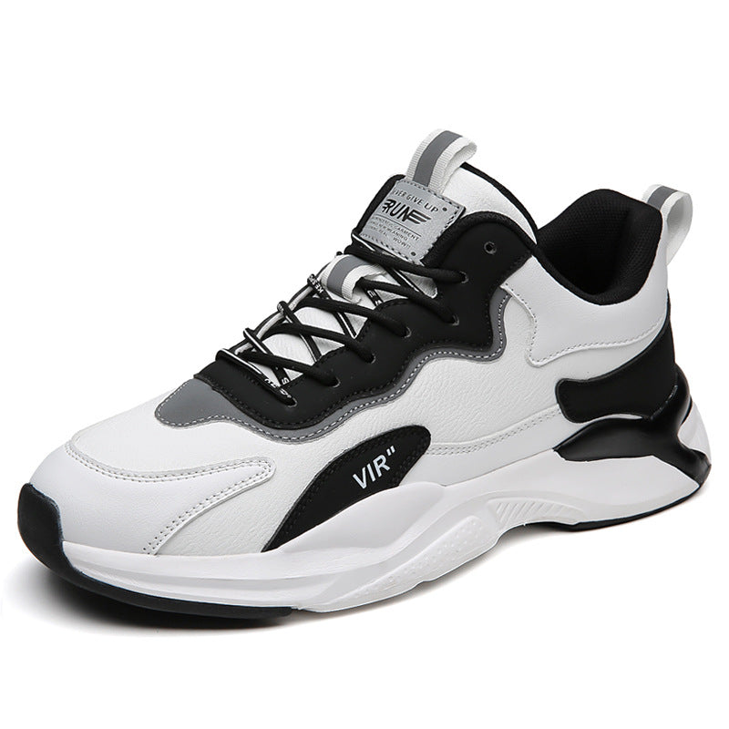 Men's Autumn Trend Thick Sole Lightweight Green Sneakers