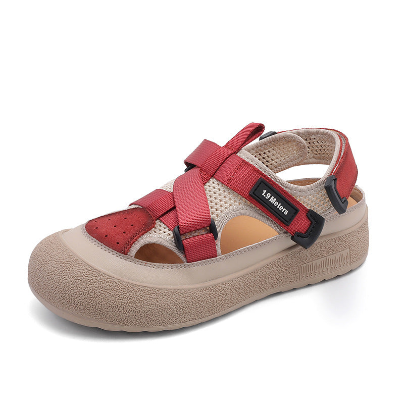 Women's & Men's Fashionable Summer Breathable Outdoor Mesh Stitching Sandals