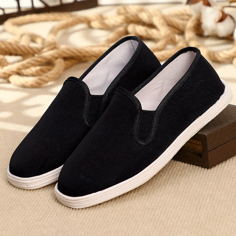 Men's Thick Tendon Bottom Old Cloth Breathable Canvas Shoes