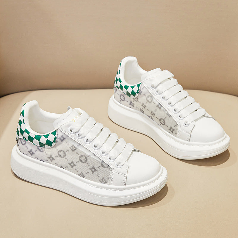 Women's Popular White Breathable Fashionable Fashion Casual Shoes