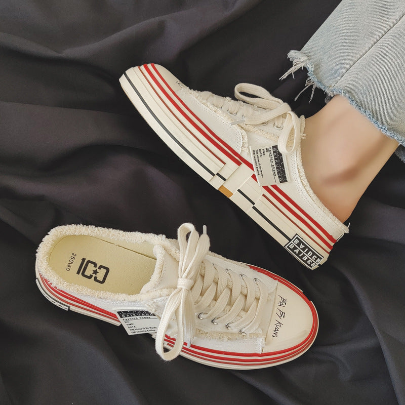 Men's Durable Wu Beggar Board Design Canvas Shoes