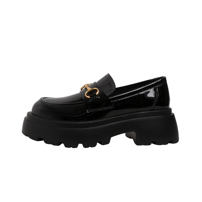 Women's Authentic British Style Metal Buckle Pumps Women's Shoes