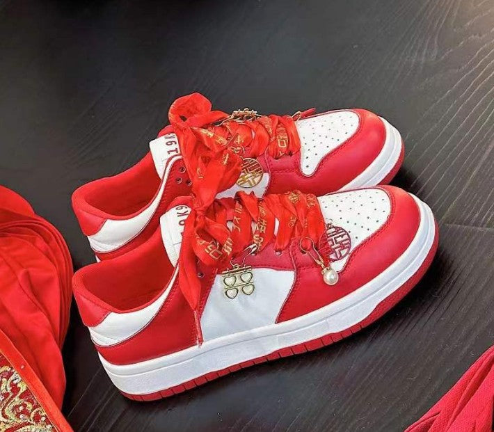 Women's Sign Sports Board Spring Versatile Fashion Sneakers