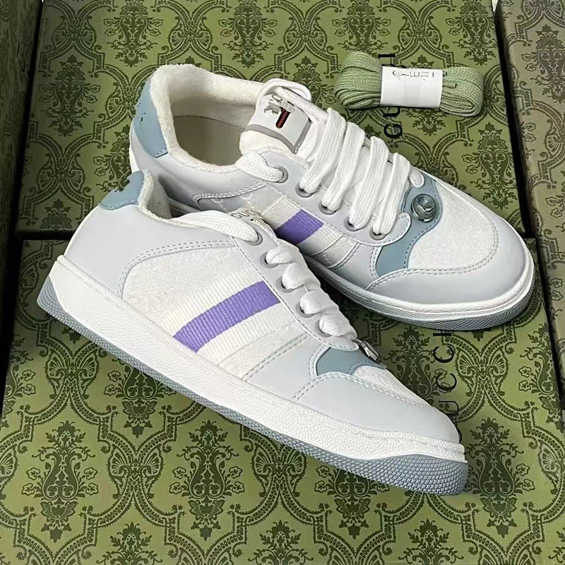 Women's & Men's Rhinestone Golden Goose Retro Dirty Presbyopic Flat Casual Shoes