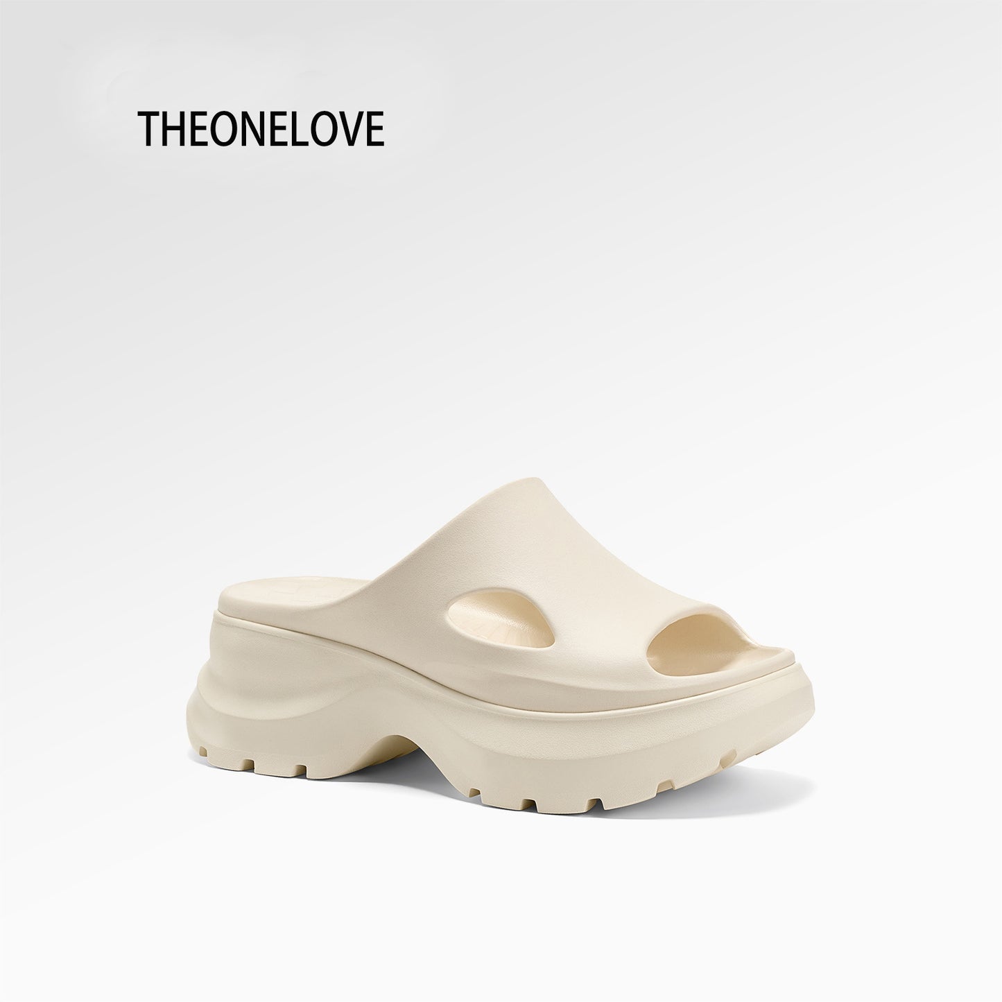 Women's Open Toe Half Outdoor Platform Beach Slippers