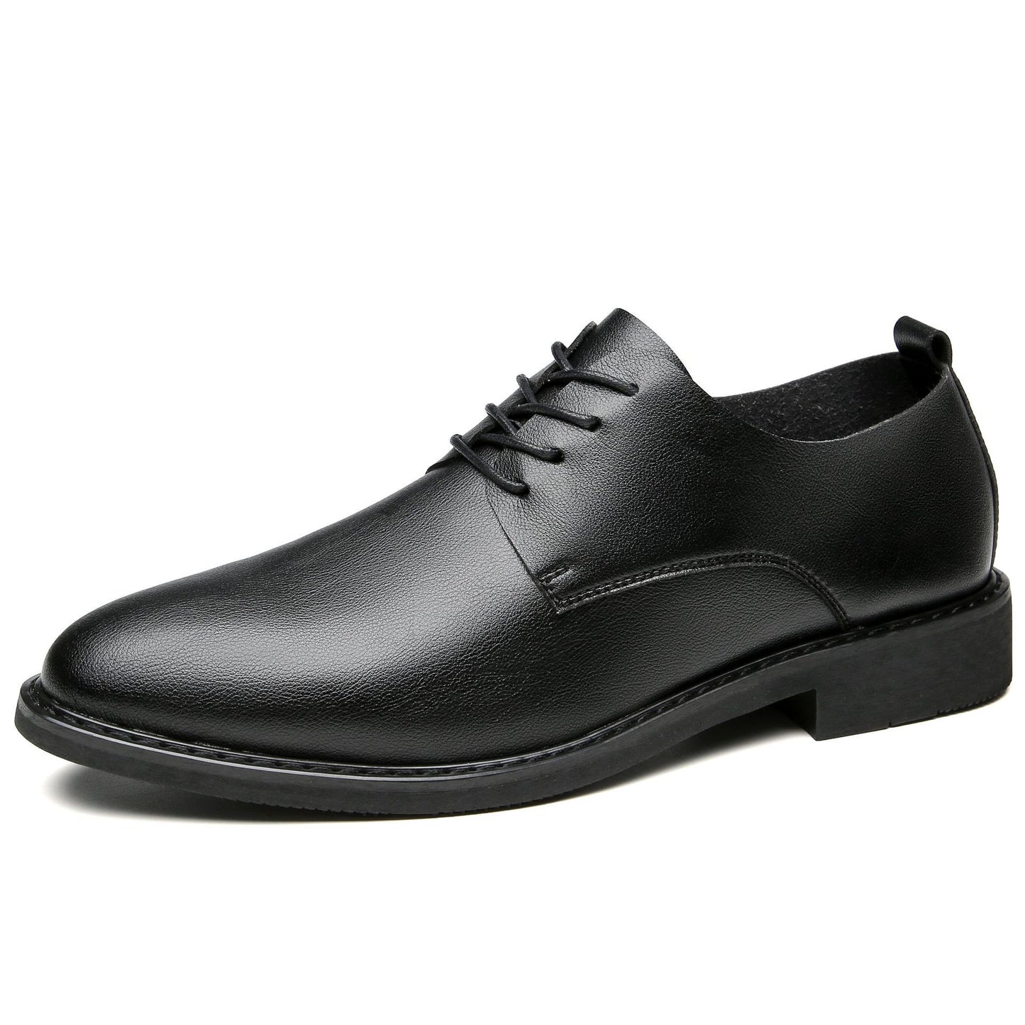 Men's Increasing Insole Formal Business Green Comfortable Soft Leather Shoes