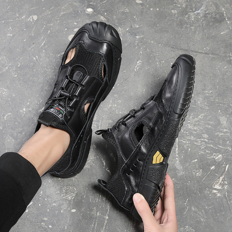 Men's Summer Genuine Hole Outdoor Water Beach Casual Shoes