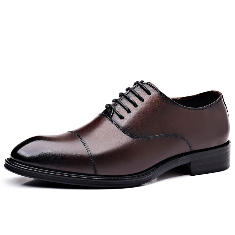 Men's Three Joint Business Formal Authentic British Leather Shoes