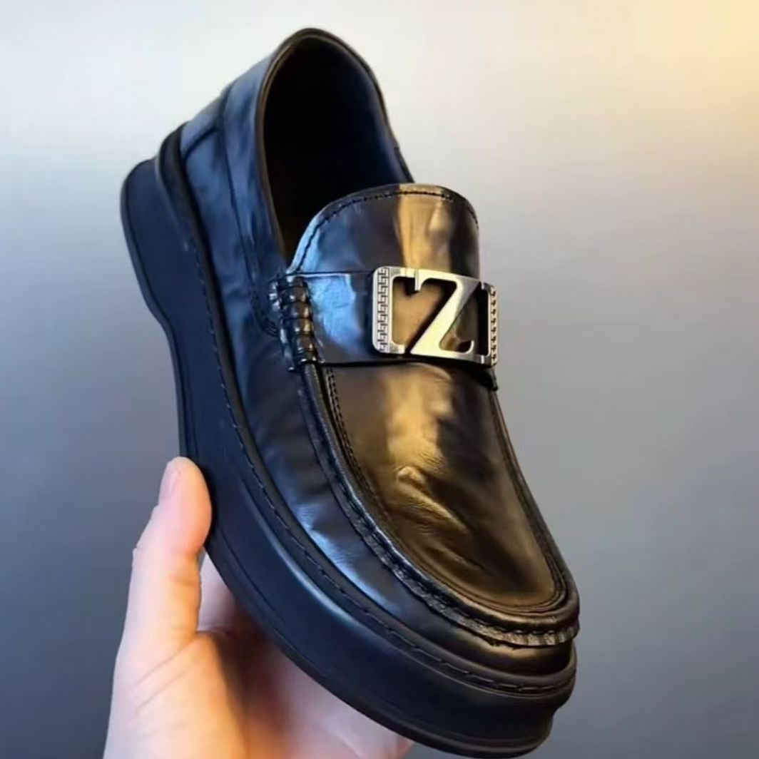 Men's Spring Genuine Doug One Pedal Platform Loafers