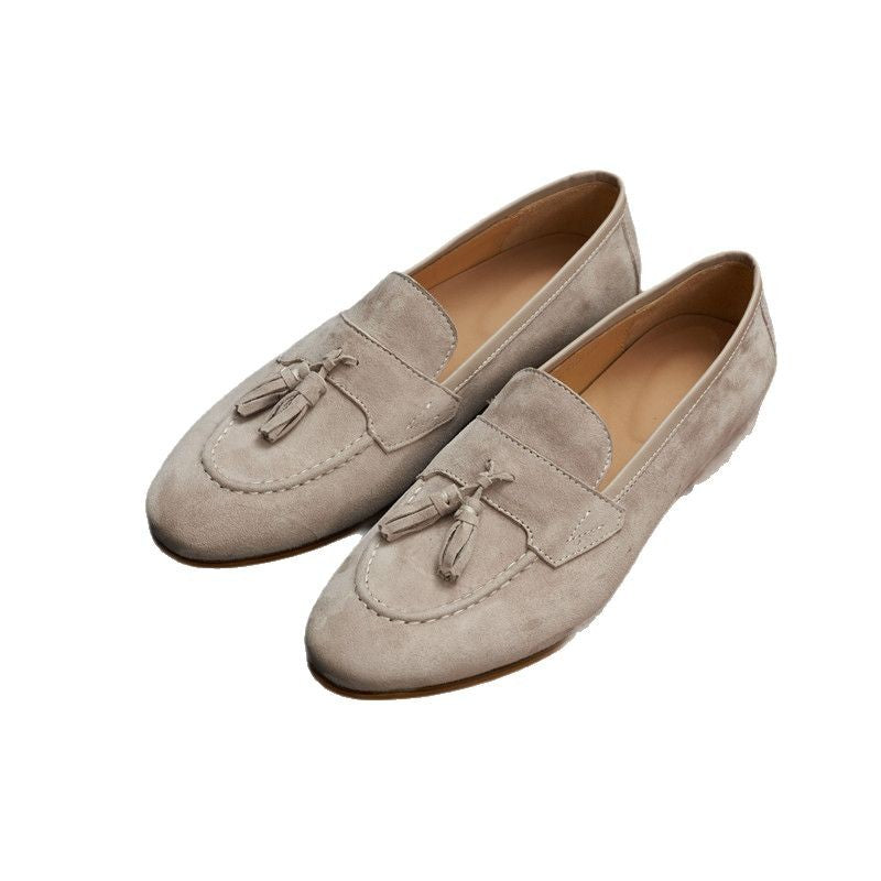 Men's Plus Size Suede British Slip-on Breathable Loafers