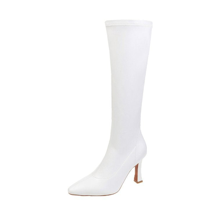 Female Pointed Toe High Riding Classy Stilettos Slimming Boots