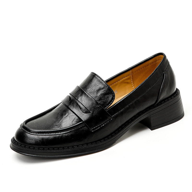 Women's Mouth Eu South Korea Chunky Small Loafers
