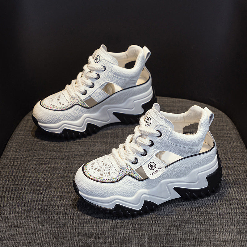Women's Dad Summer Lightweight Height Increasing Insole Casual Shoes