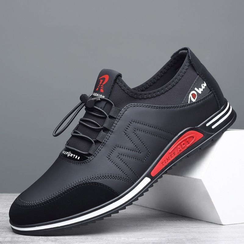 Men's Height Increasing Insole Versatile Green Fashionable Casual Shoes