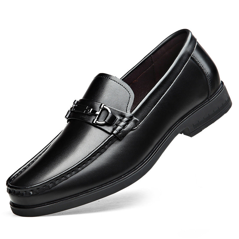 Men's Comfortable Genuine Breathable One Pedal Soft Sole Leather Shoes