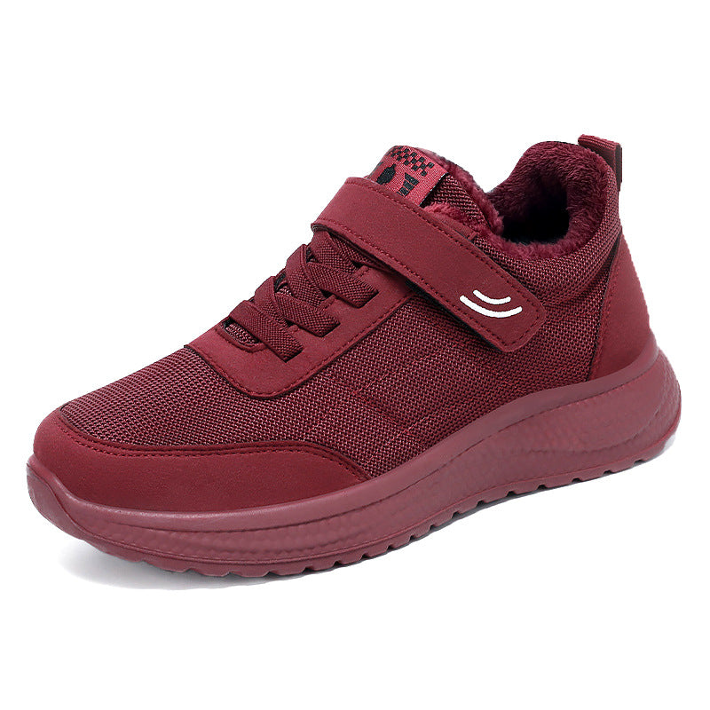 Men's Pure Color Versatile Sports Velcro Convenient Casual Shoes