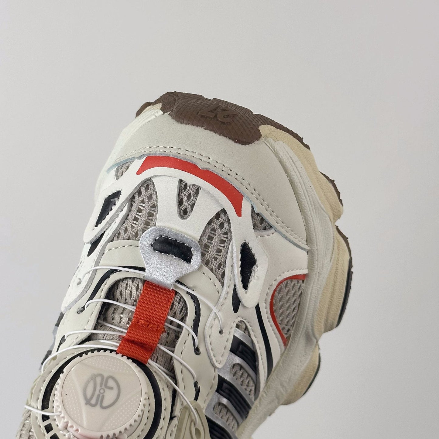 Children's Boys Rotating Button Single Mesh Medium Kid's Sneakers
