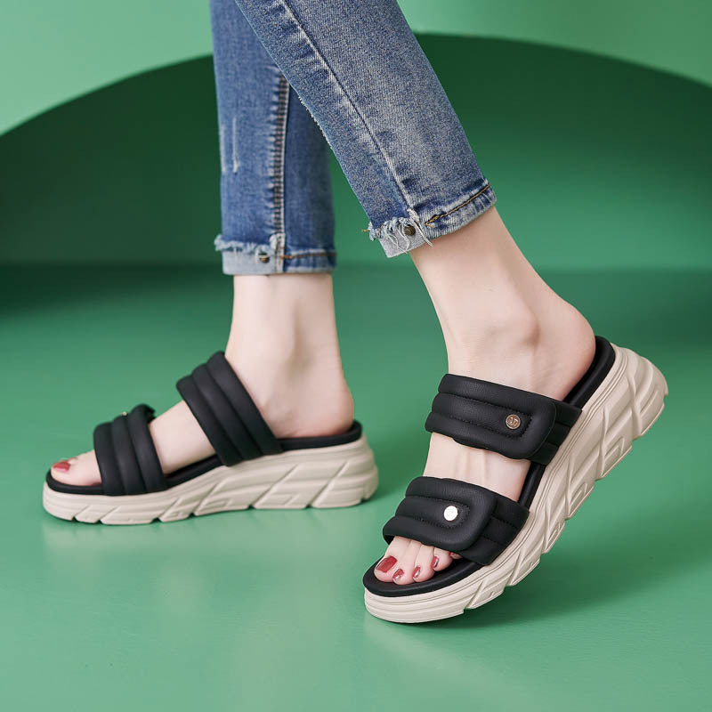 Women's New Lightweight Comfortable Platform Sports Slippers