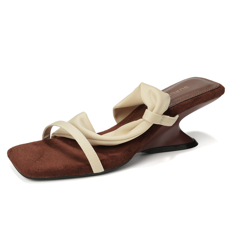Women's Niche Lazy Two-way High Summer Outer Slippers