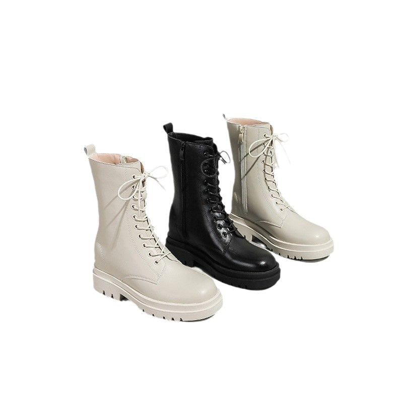 Size Platform Martin Female Height Increasing Insole Boots