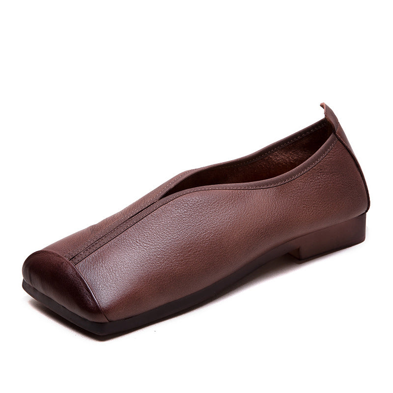 Women's Toe Flat Bottom Comfortable Soft Thin Casual Shoes