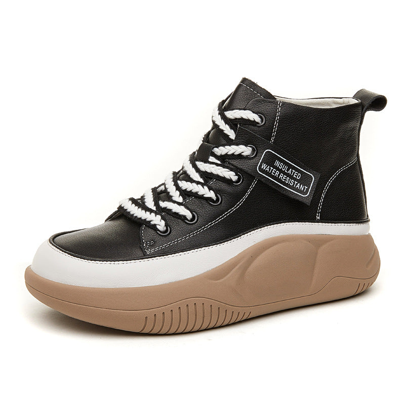 Doctor Duty Pregnant Mother Warm White Plus Casual Shoes