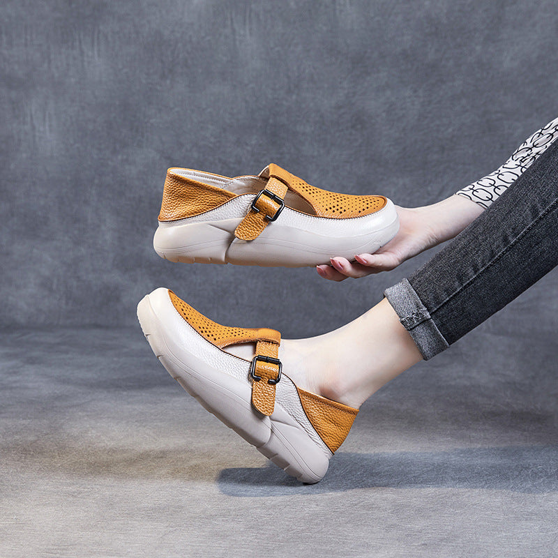 Women's Mary Jane Summer Thick-soled Pumps Rocking Casual Shoes