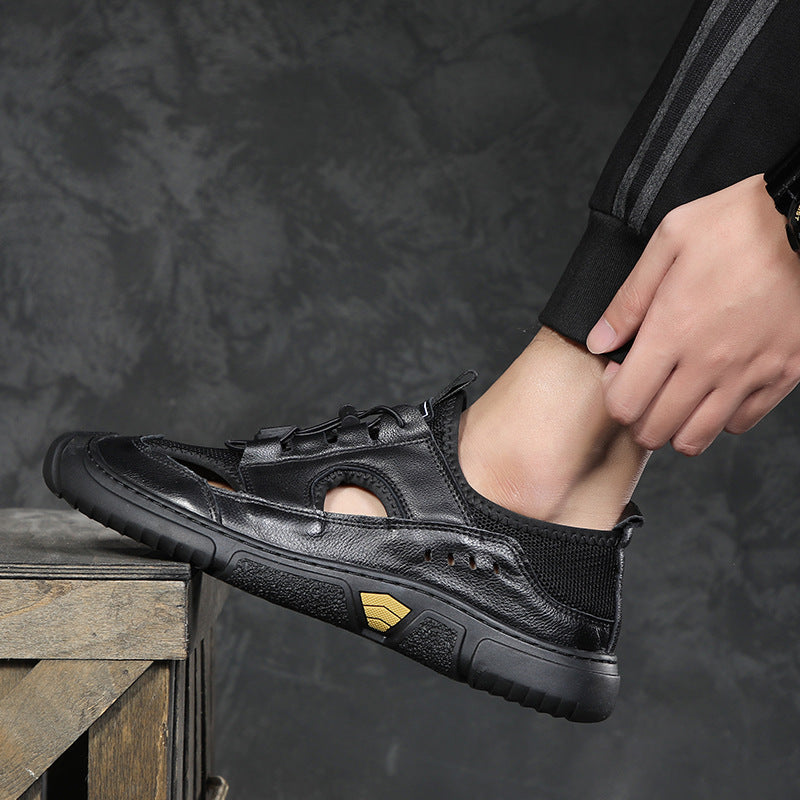 Men's Summer Genuine Hole Outdoor Water Beach Casual Shoes