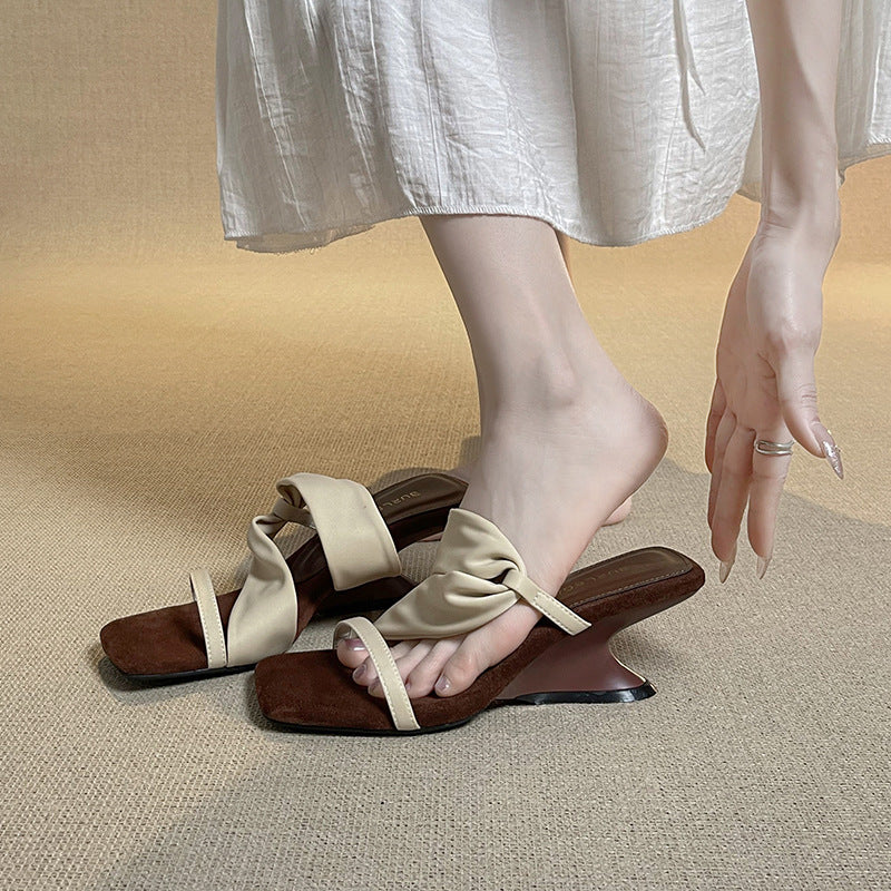 Women's Niche Lazy Two-way High Summer Outer Slippers