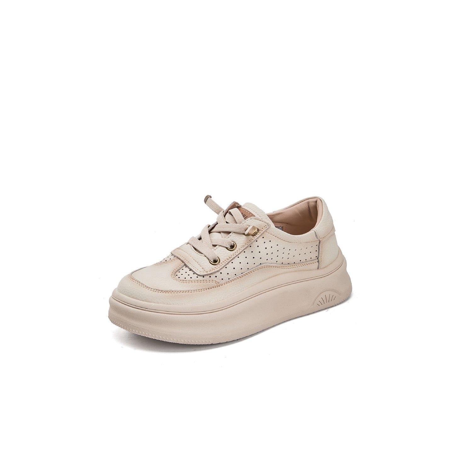 Women's Platform White Early Autumn Korean Fashion Casual Shoes