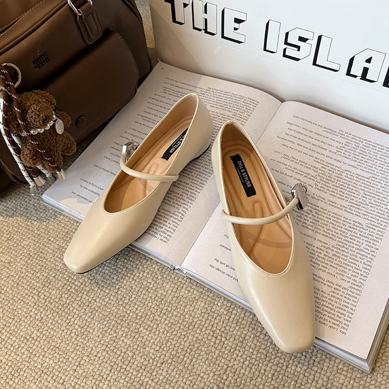Women's French Style Temperament Pumps Strap Plus Women's Shoes
