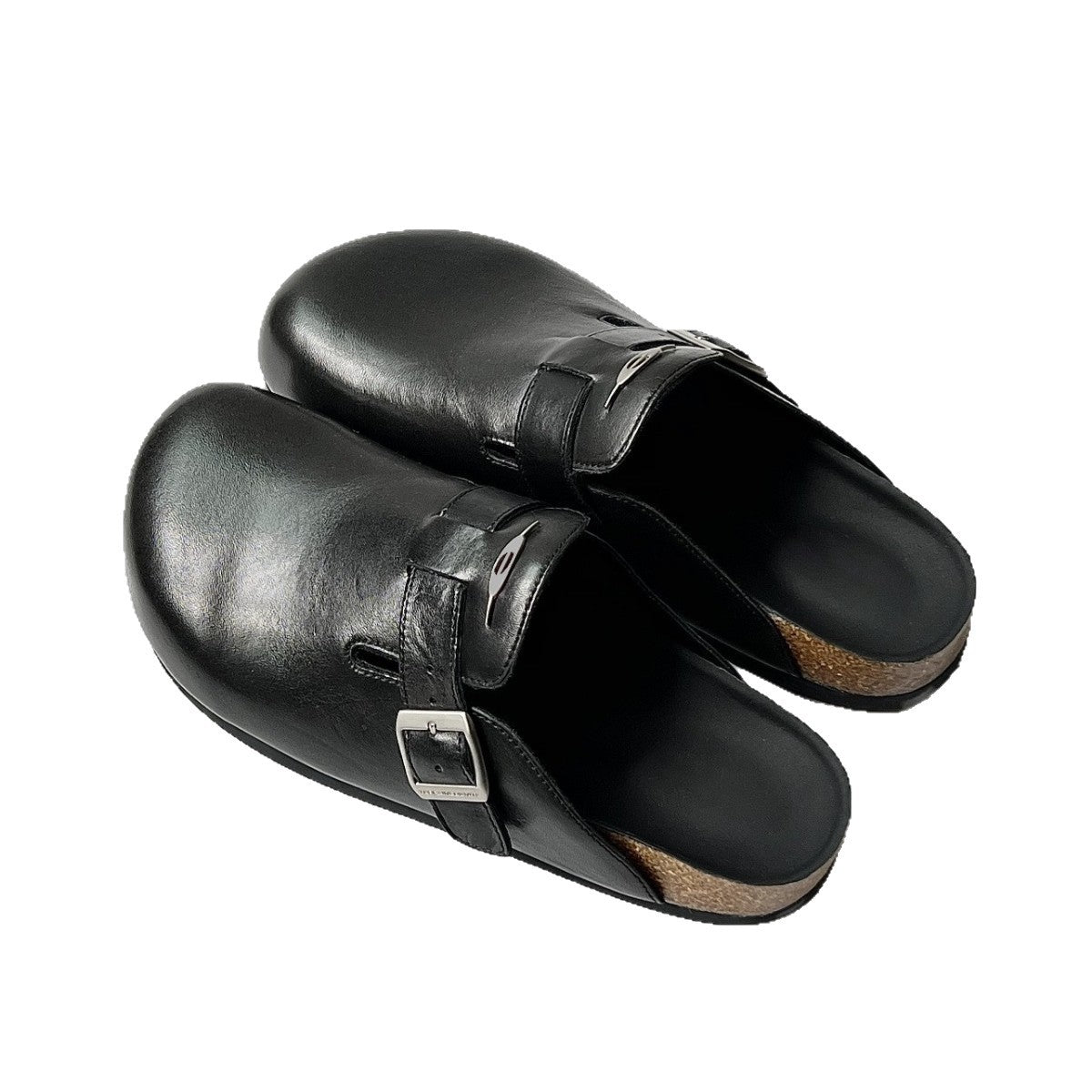 Retro Black Outer Wear Thick Bottom Comfortable Walking Slippers