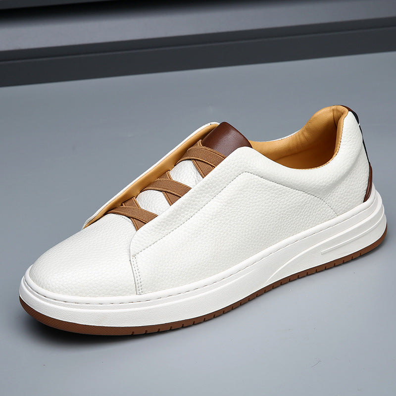 Men's Skate Genuine Platform White Autumn Tide Casual Shoes