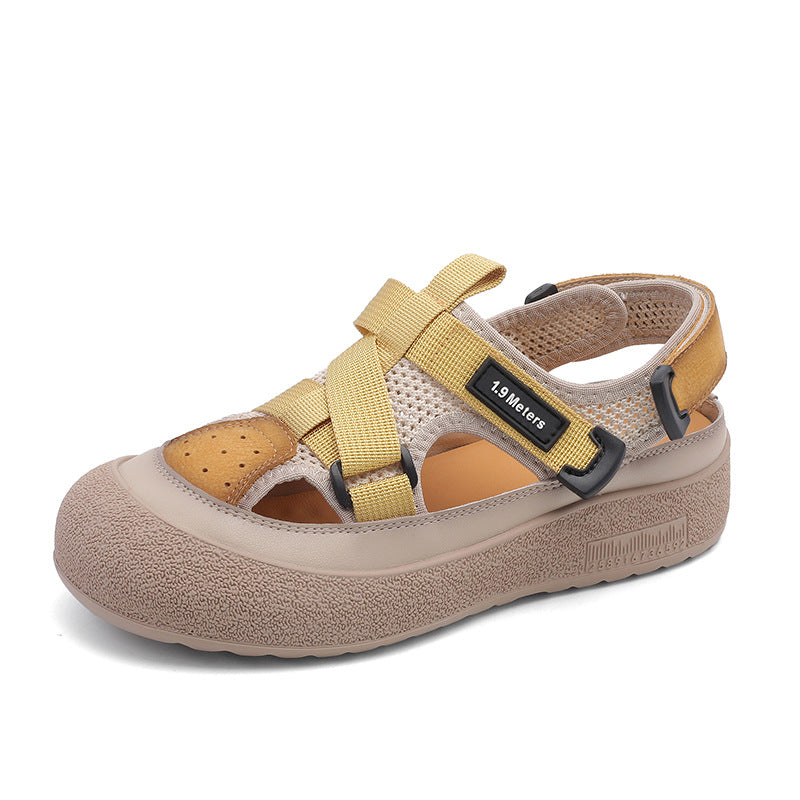 Women's & Men's Fashionable Summer Breathable Outdoor Mesh Stitching Sandals