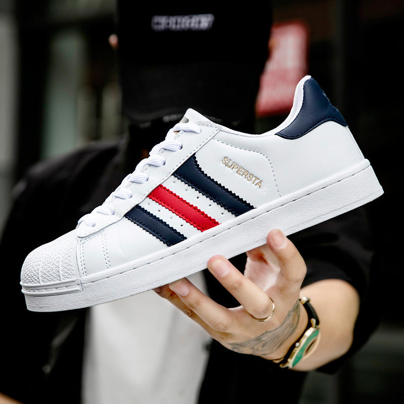 Foundation Unisex Shell Toe Genuine Three-bar Sneakers
