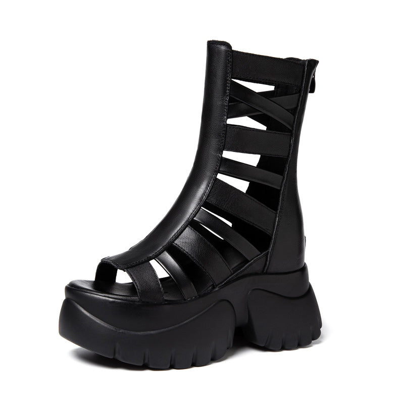 Women's Wear Summer Hidden Peep Toe Wedge Sandals